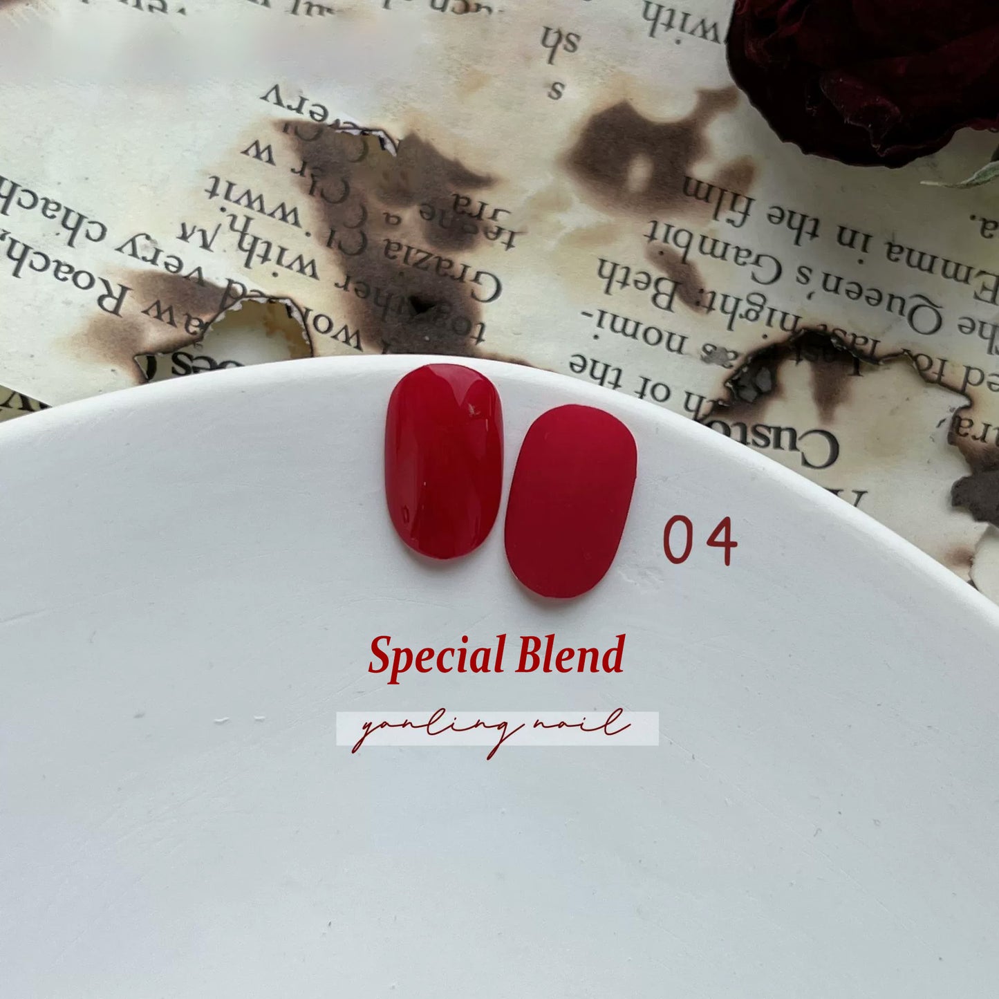 ADHERE Red Collection - Berry Cherry Blood Red Gel Nail Polish, a perfect blend of intense color and radiant shine