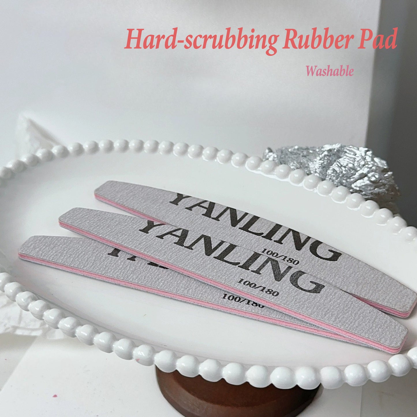 ADHERE Professional Nail Files,Expertly Crafted for Precision Shaping ——Featuring Dual-Sided Grit Files Designed for Detailed Nail Sculpting and Polishing