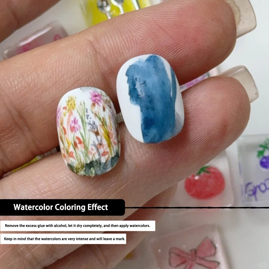 ADHERE Colored Pencil Sealant Layer – Designed for Colored Pencil Nail Art, Providing Long-Lasting Protection and Glossy Finish