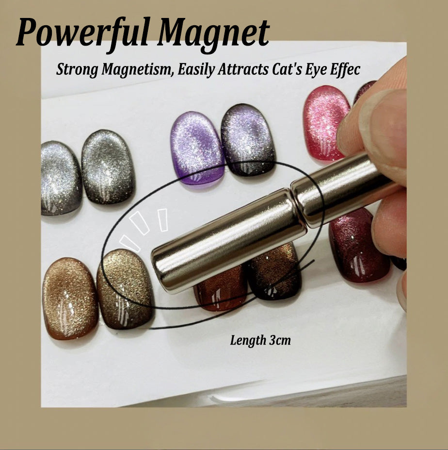 ADHERE Nail Magnet, Cylinder Strong Magnetic Nail Polish Bar
