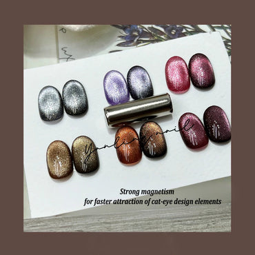 Adhiera el imán de uñas, la barra de esmalte de uñas magnética de cilindro fuerte