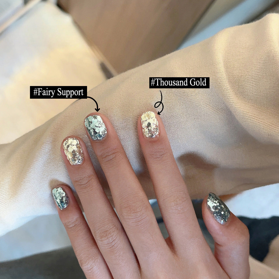 ADHERE Bling Bling Summer Glitter Gel Polish | Luxury Sparkle Toe Nail Pot Series