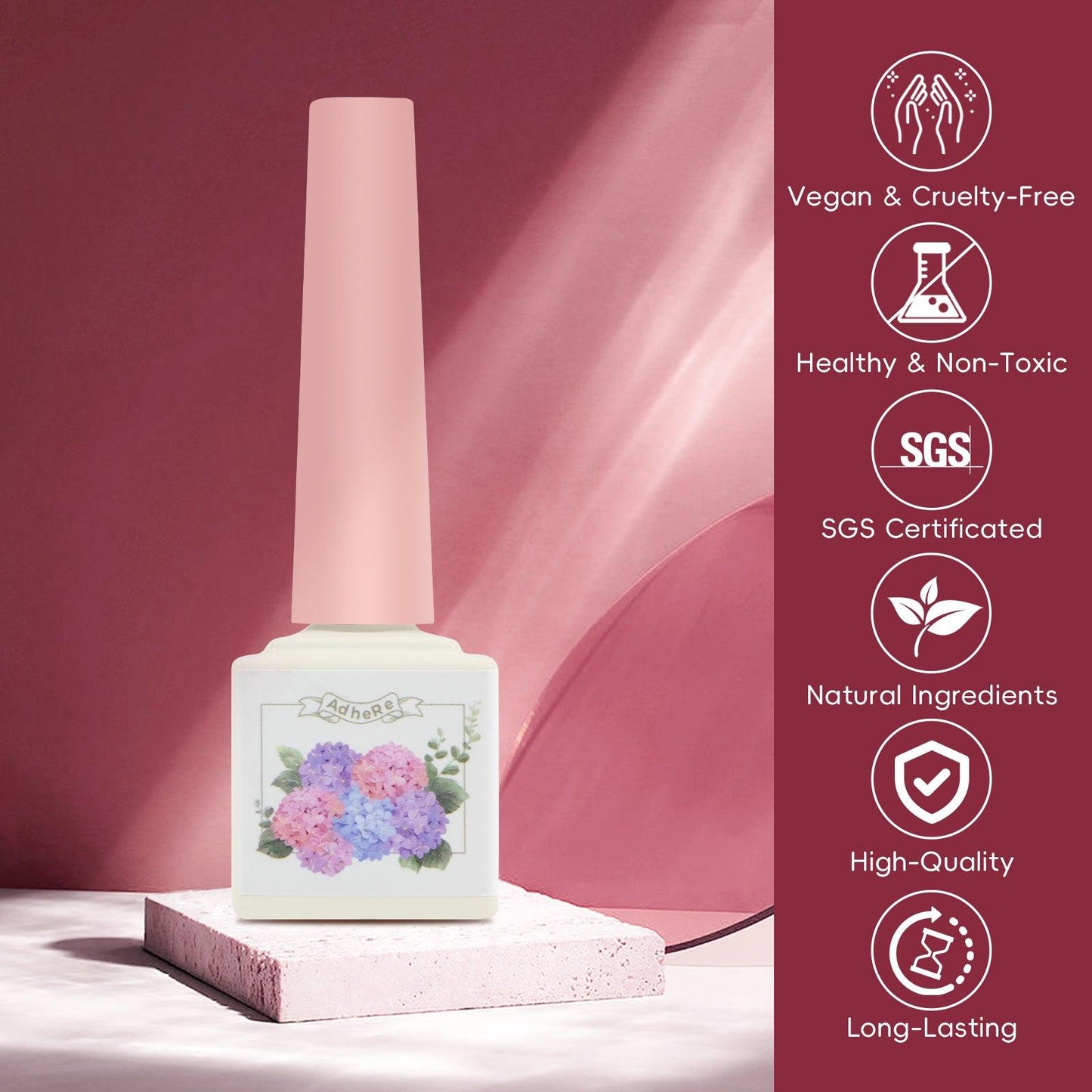 Adhierte el kit de gel de esmalte de uñas Magnetic Series Secret Garden, 12 ml, 7pcs, con imán de uñas