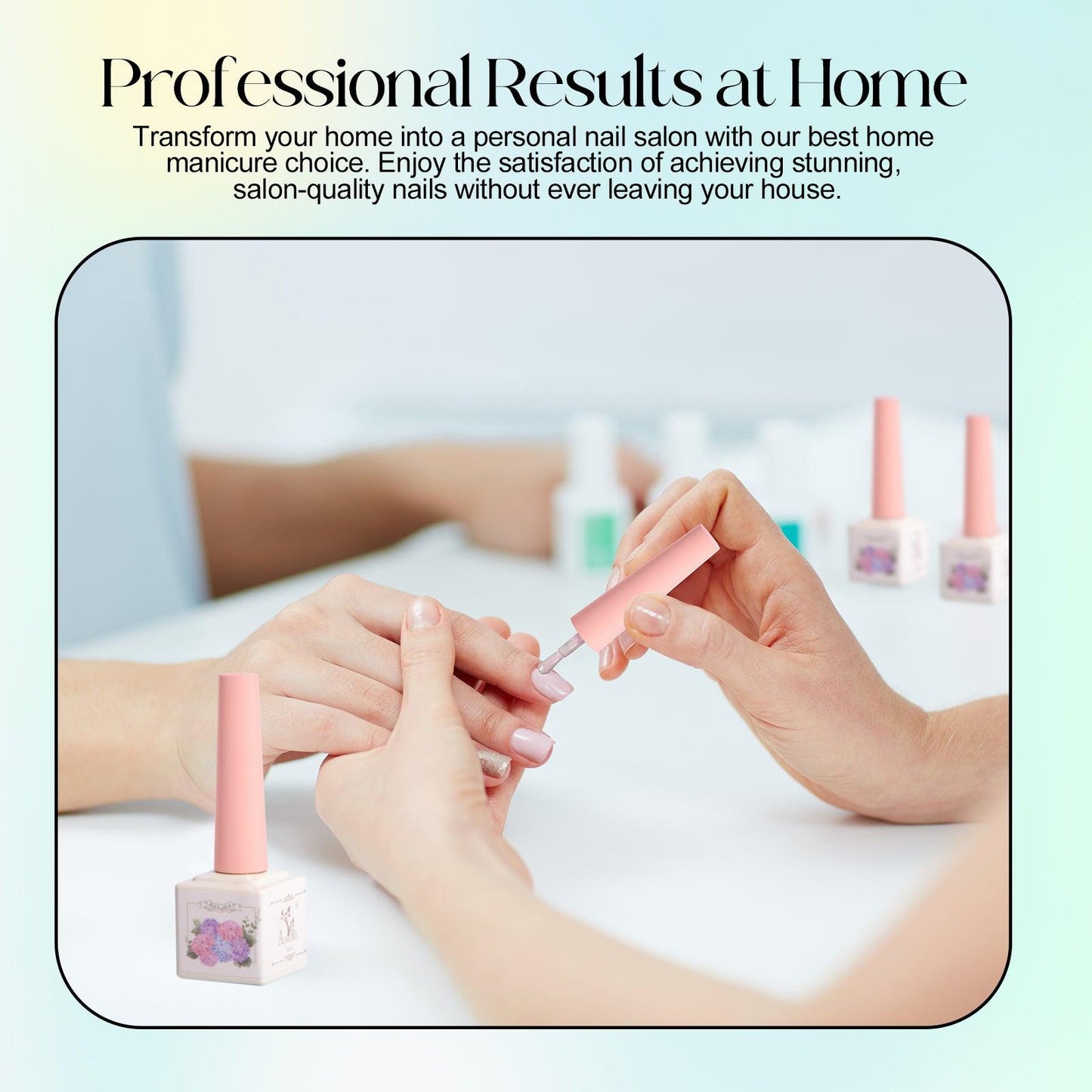 ADHERE Candy Illustrations Series Cat Eye Gel Nail Polish Set, 12ml, 7 Colors, Holographic Glitter