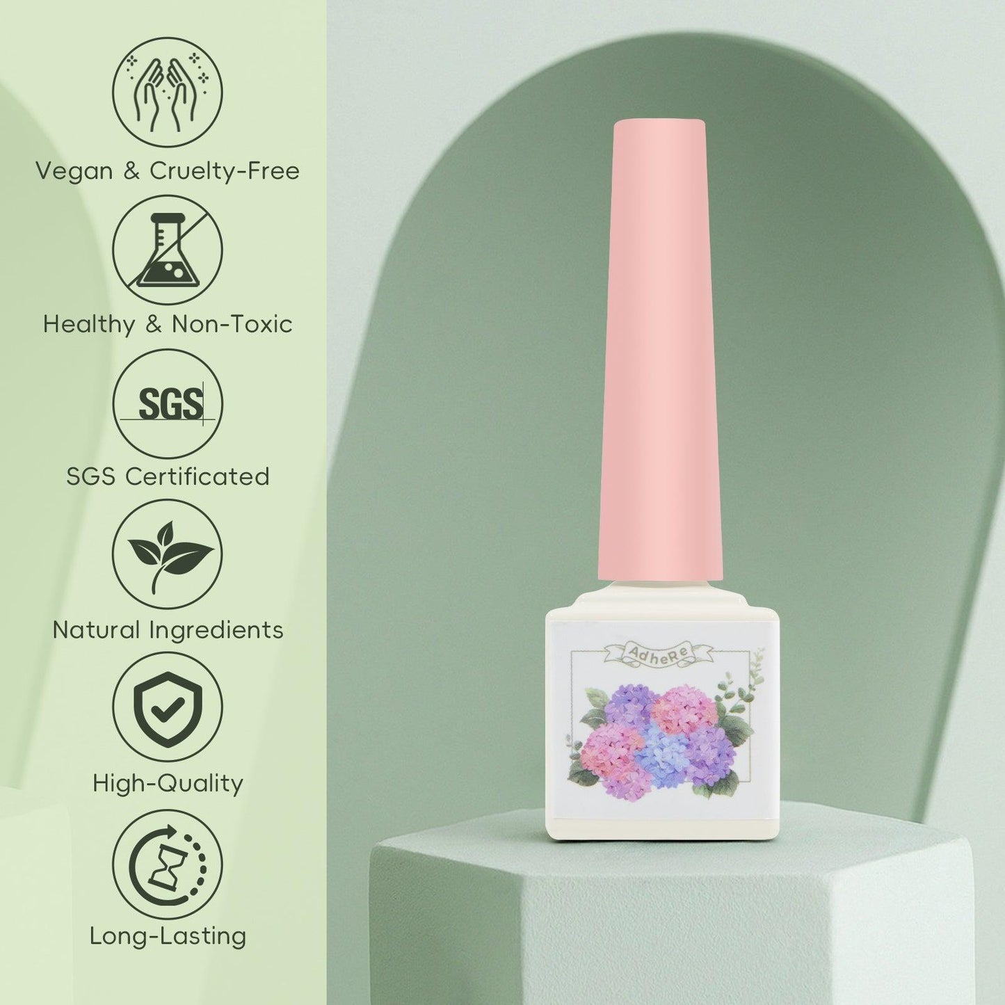 ADHERE New Chapter Cat Eye Gel Nail Polish Set, 12ml, 6 Colors, with Magnetic
