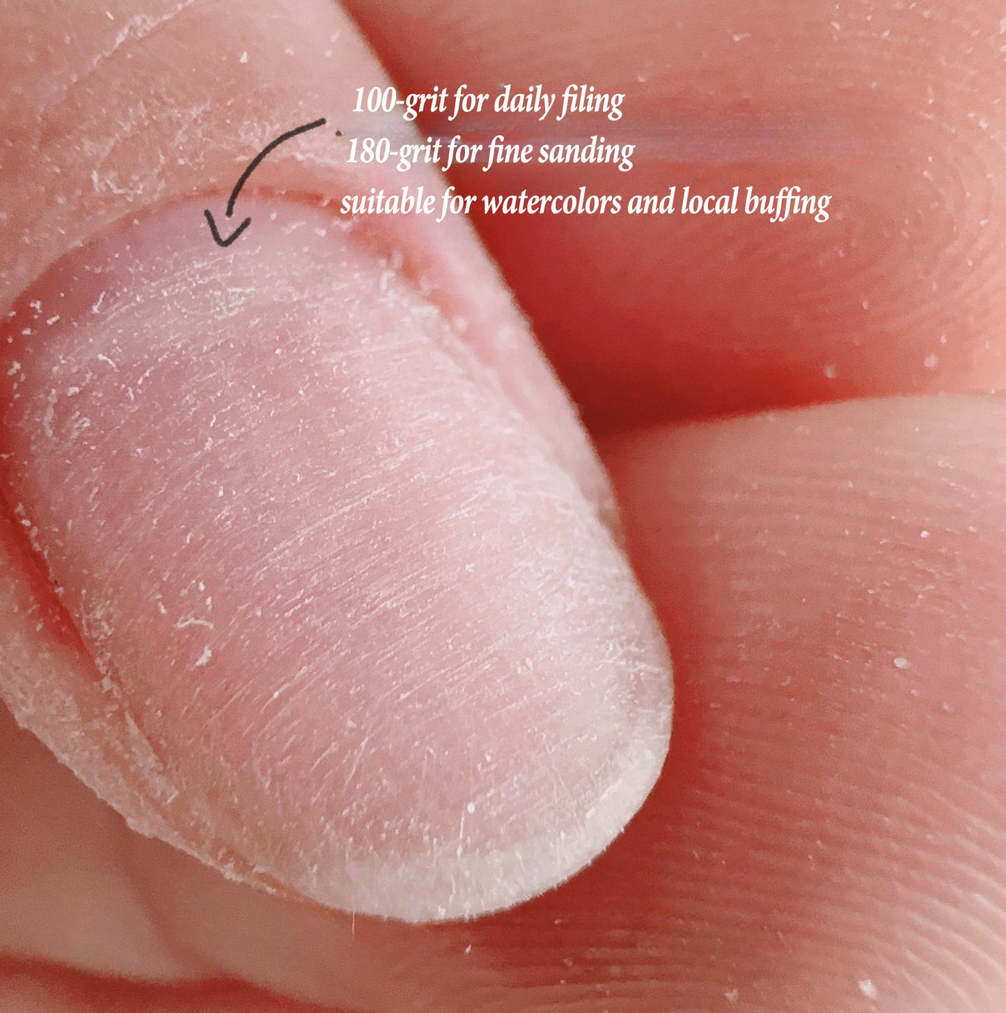 ADHERE Exclusive Nail Sponge File | Double-Sided Zebra File | Nail Buffing & Polishing Strip
