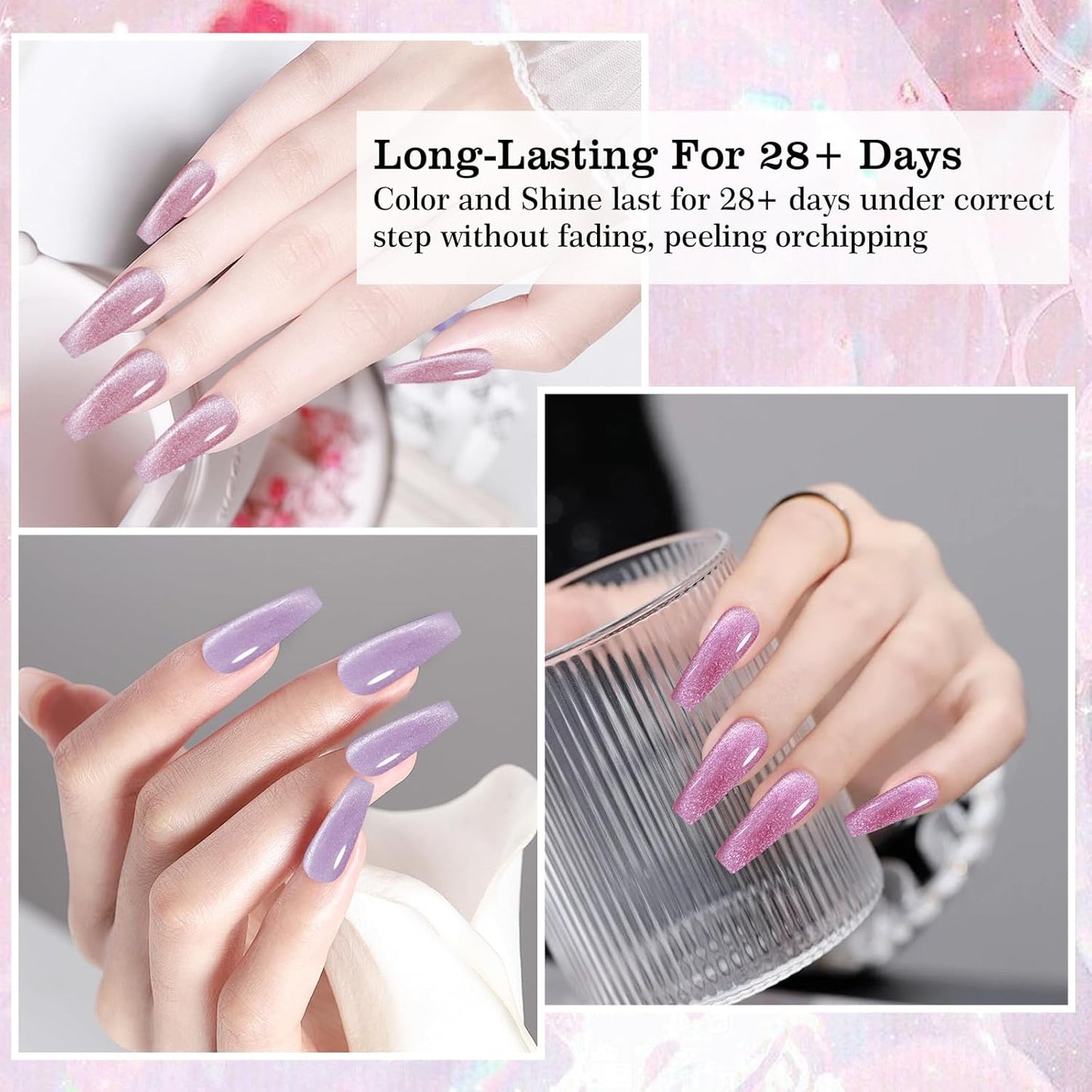 ADHERE Hard Candy Series - Cat Eye Gel Nail Polish Kit