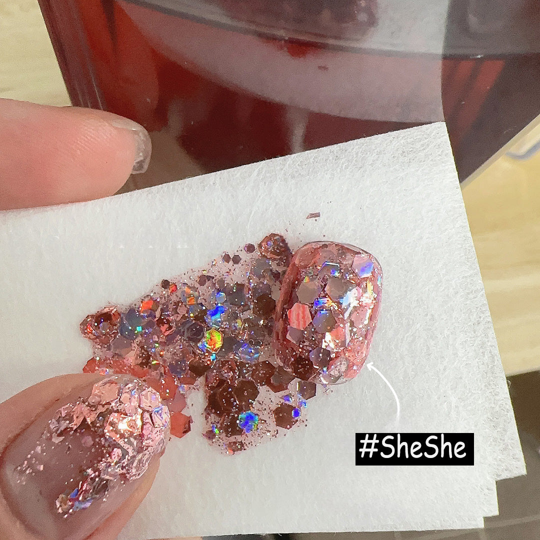 ADHERE Bling Bling Summer Glitter Gel Polish | Luxury Sparkle Toe Nail Pot Series