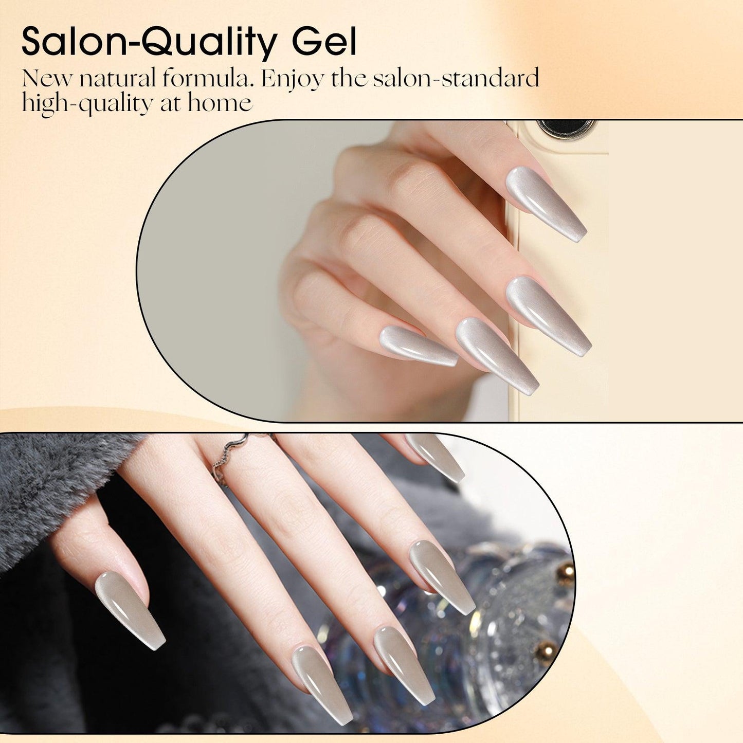 Aderire set di smalti per unghie gel per gatto al chiaro di luna, 12 ml, 5 colori, con magnete