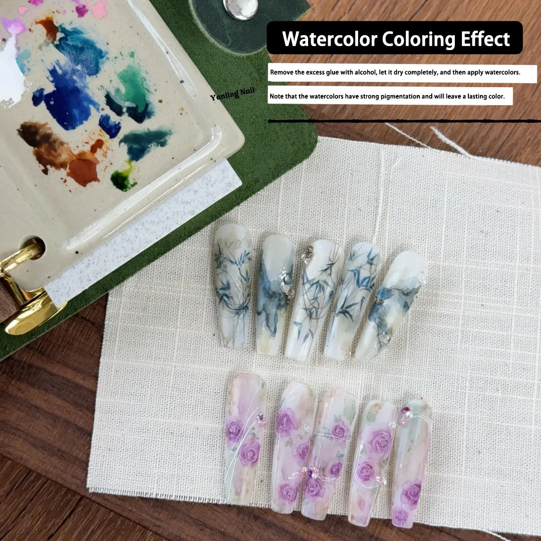 ADHERE Colored Pencil Sealant Layer – Designed for Colored Pencil Nail Art, Providing Long-Lasting Protection and Glossy Finish