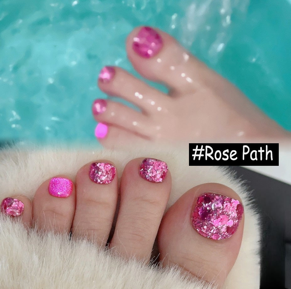 ADHERE Bling Bling Summer Glitter Gel Polish | Luxury Sparkle Toe Nail Pot Series