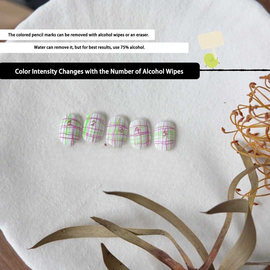 ADHERE Colored Pencil Sealant Layer – Designed for Colored Pencil Nail Art, Providing Long-Lasting Protection and Glossy Finish