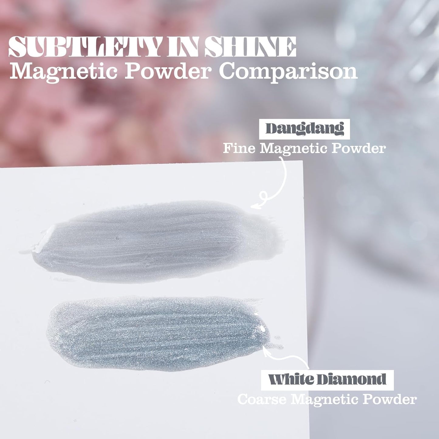 Adhieren esmalte de uñas de gel de ojo de gato vidriosos, 2 piezas de 12 ml de esmalte de gel holográfico de 12 ml con imán, esmalte de uñas magnético translúcido translúcido salón de uñas magnético en casa