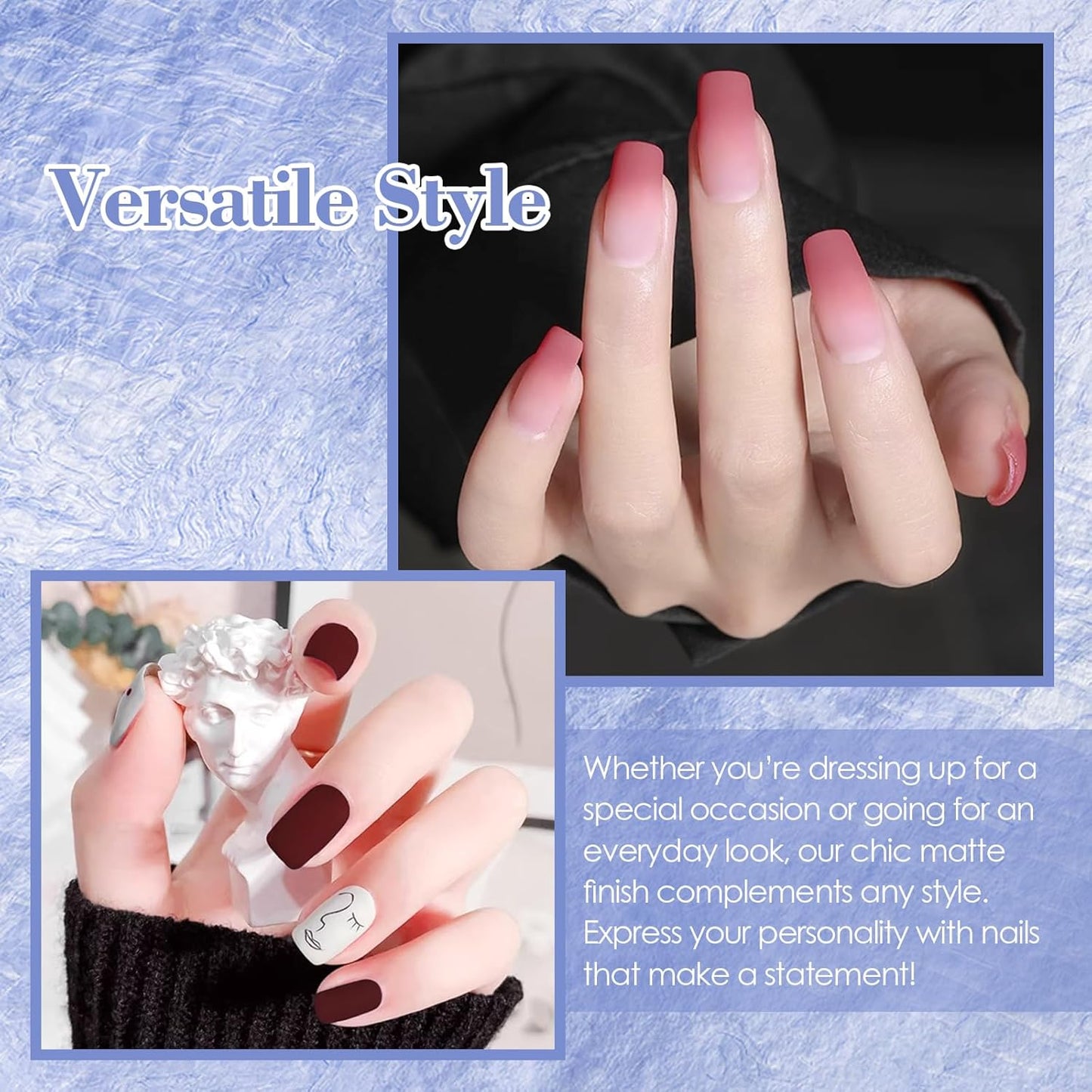 Adhiera la capa superior del gel mate para el esmalte de uñas de gel, 15 ml de acabado mate de resistencia en polvo para detallarse la pintura de polvo cromado de cromo salón de uñas para el hogar duradero