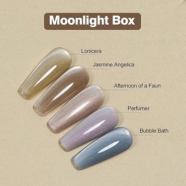 Adhieren la serie de la luz de luna de la luz de la luz de luna de 12 ml esmalte de uñas de gel de ojo de gato