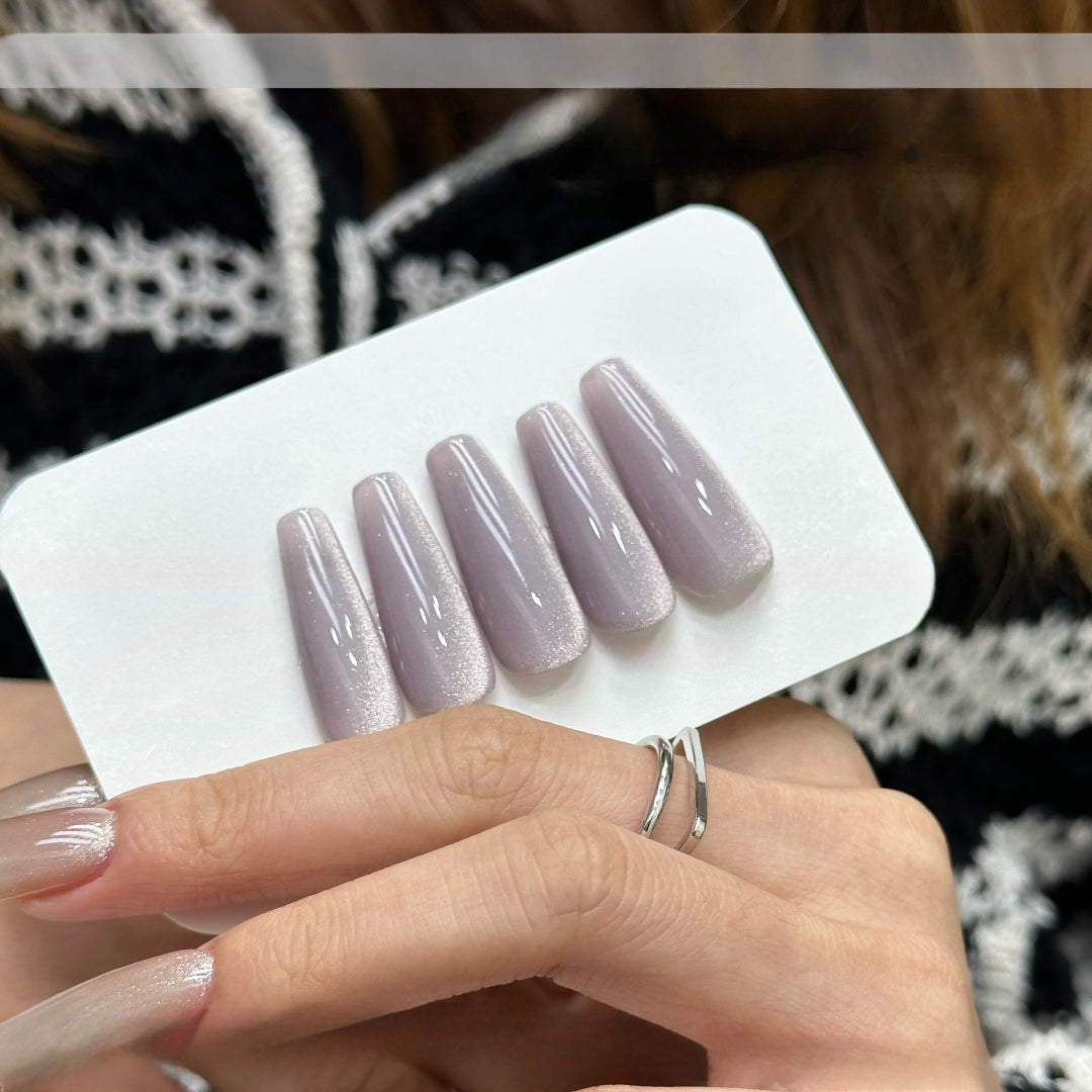 ADHERE Daily Cat Eye Series - Cat Eye Nail Polish Gel Kit– Cat Eye Gel Nail Polish Gel para uñas Beige Nude Magnetic Varnish Magnetic Nail Gel Polish