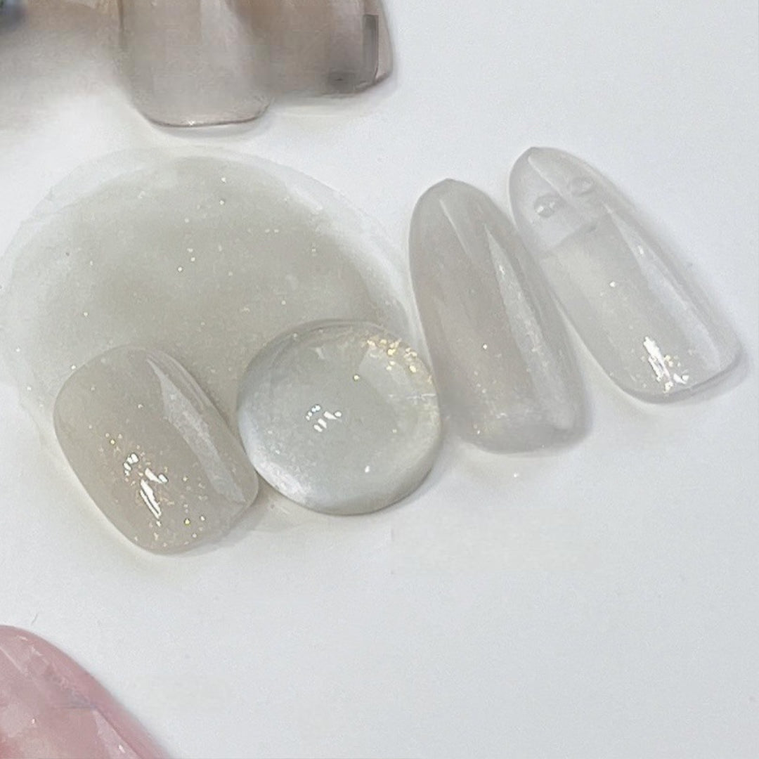 Adhieren la serie Sunset Island Jelly Gel Gel Nail Nail 7pcs -12ml Glitter Transparente Nude Red Red Pindo Colors Gel Polish Gel Kit