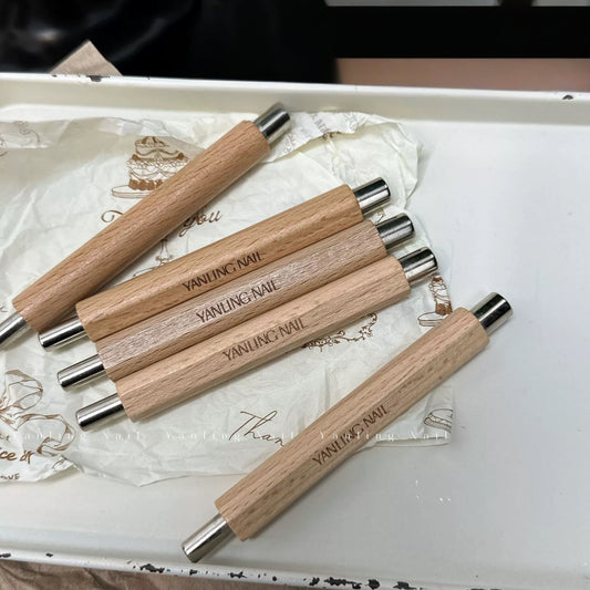 Adhiera el bolígrafo del imán de ojo del gato, imán de uñas cilíndricas de doble cabeza de madera