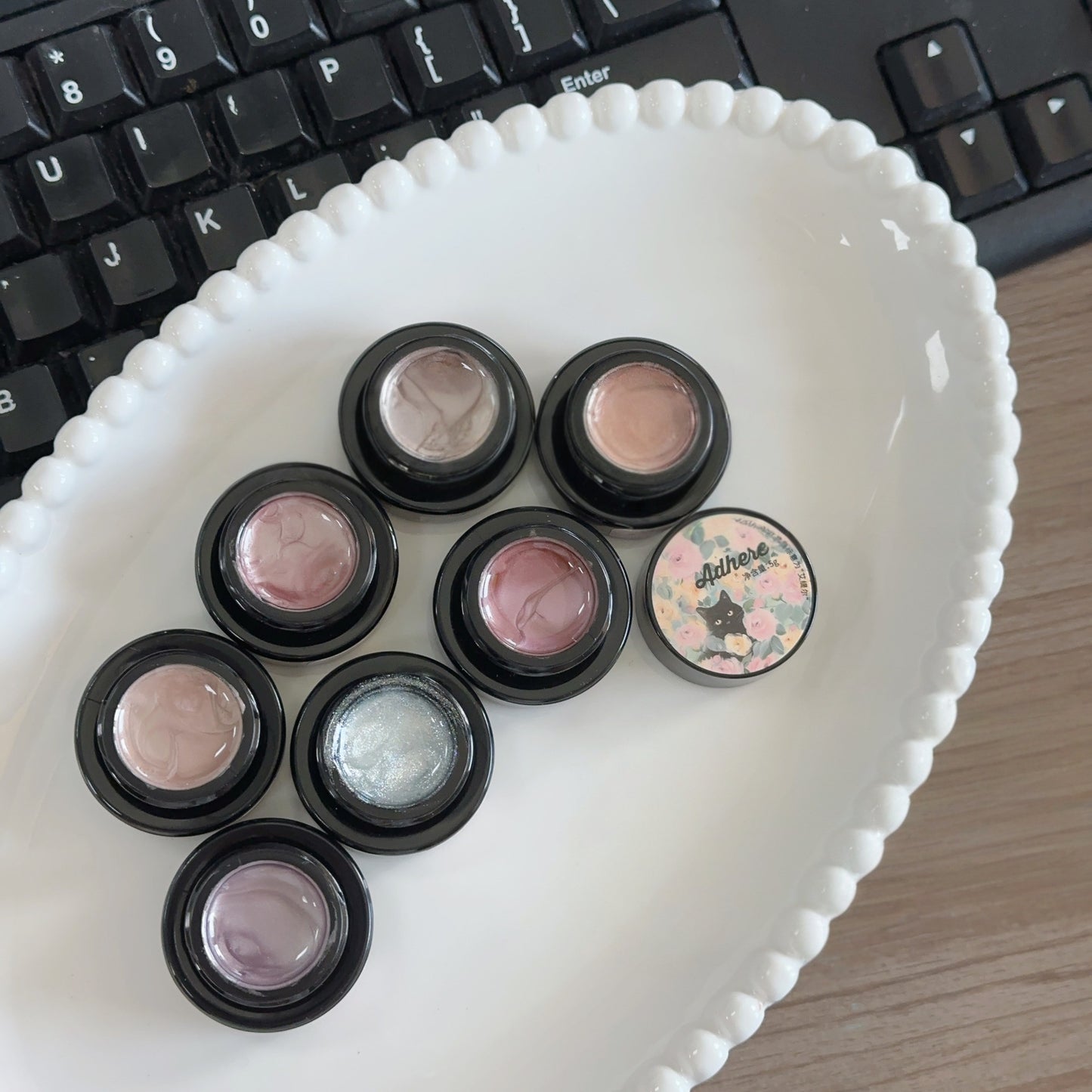Adhierve el kit de uñas de gel de ojo de gato previo a la fila, 12 ml, 7 colores holográficos, imán, remojo, LED, regalo de bricolaje