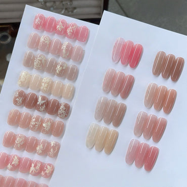 ADHERE Veiled Series 8 Colors | 12ML Sheer Nude Gel Polish – Brightening Tones, Salon-Grade Translucent Finish