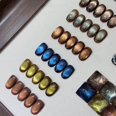 ADHERE Medieval Series, 12ml, 6 Holographic Colors, deep multi-chrome cat eye for fall and winter