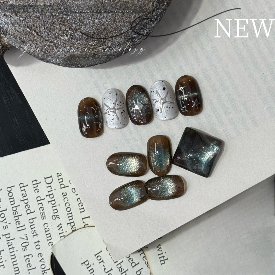 ADHERE Medieval Series, 12ml, 6 Holographic Colors, deep multi-chrome cat eye for fall and winter