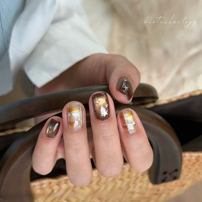 ADHERE Medieval Series, 12ml, 6 Holographic Colors, deep multi-chrome cat eye for fall and winter