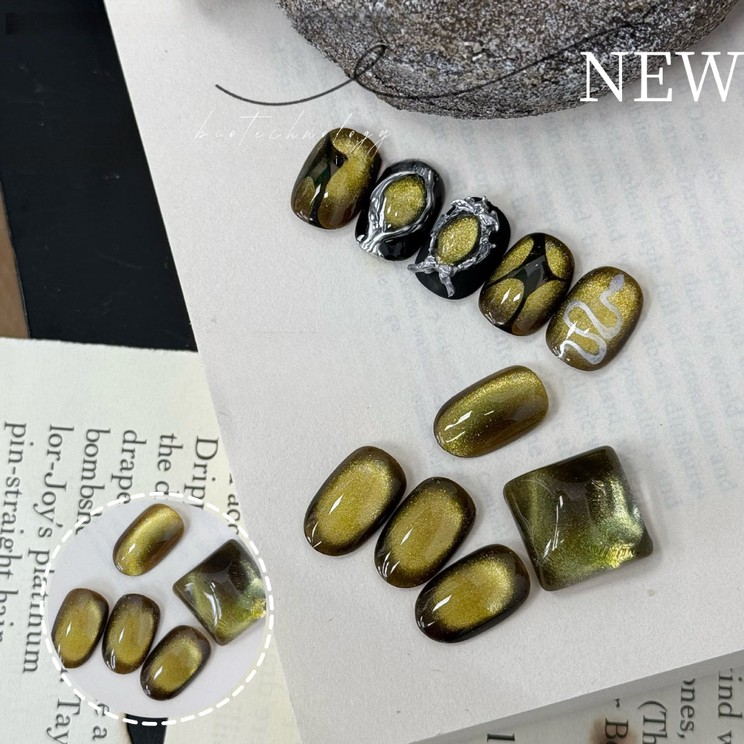 ADHERE Medieval Series, 12ml, 6 Holographic Colors, deep multi-chrome cat eye for fall and winter