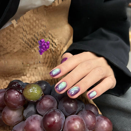 ADHERE Trend Vane Series · Best-Selling  Set｜Kyoho Grape Cat Eye Gel｜Dreamy Sparkle · Must-Have Trendy Color