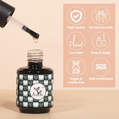 ADHERE Blooming Gel 15ml - Clear UV LED Blossom Gel Polish for Spreading Effect Marble