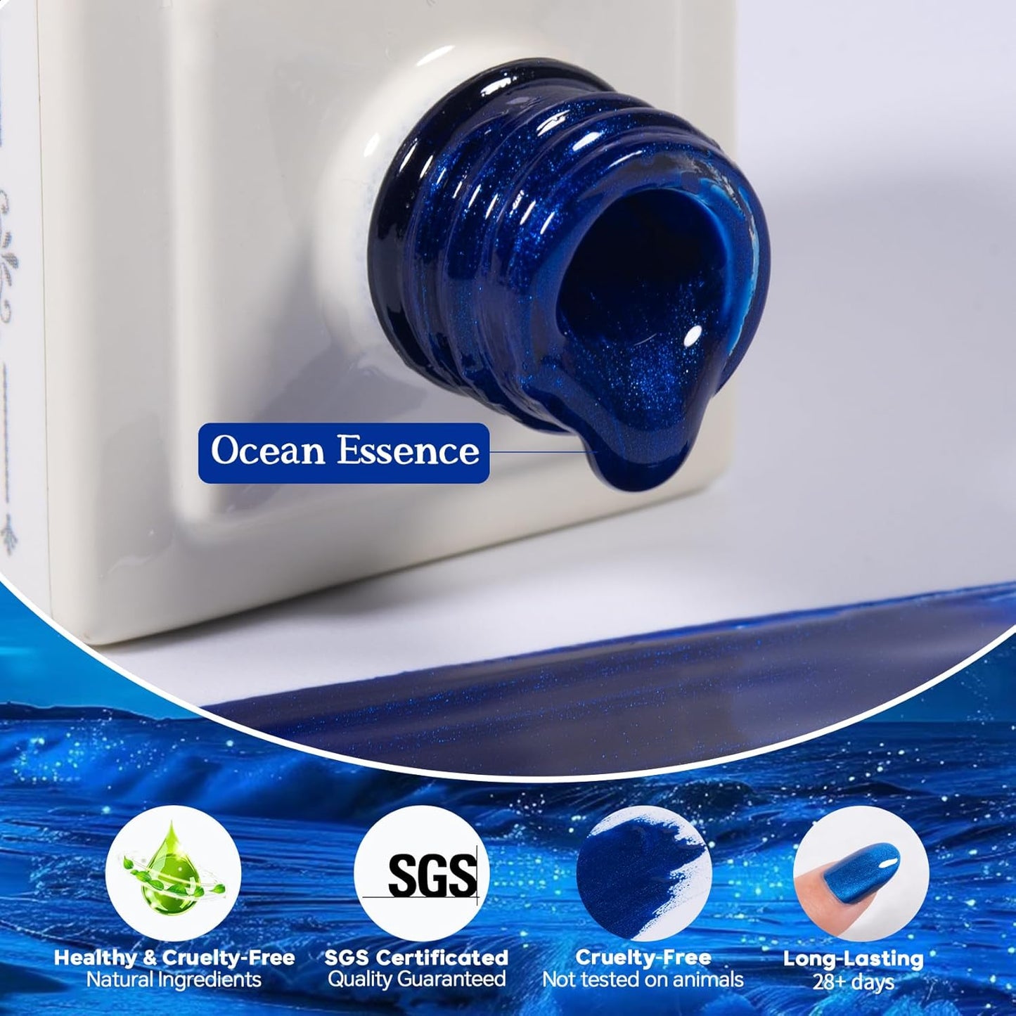 ADHERE Light & Shadow Bazaar Cat Eye Gel Polish Kit – 6 Pcs (12ml) with Magnetic Stick