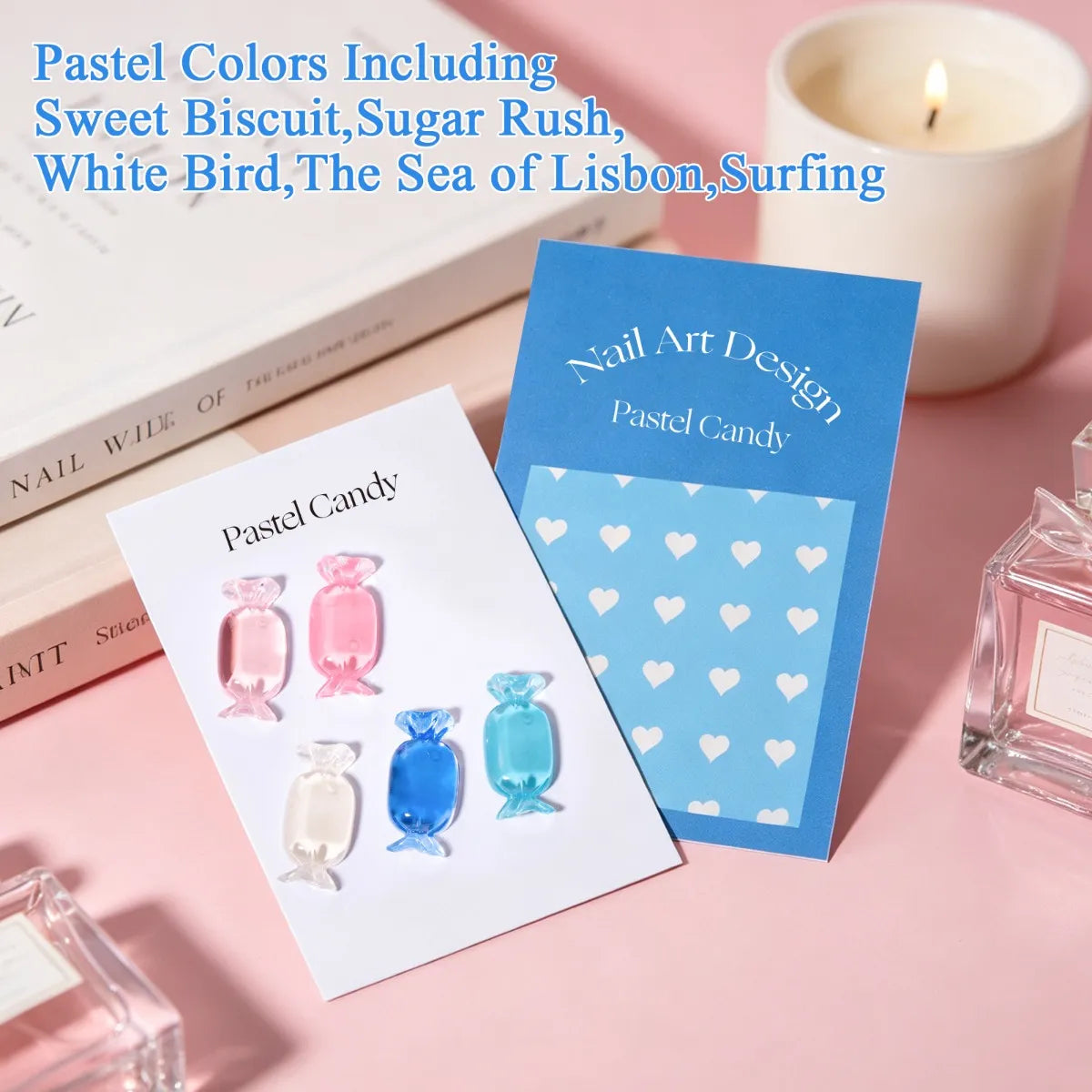 ADHERE Sweetness Park Collection, 12ml, 5 Dopamine Creamy Shades, vibrant solid gel polish for spring & summer