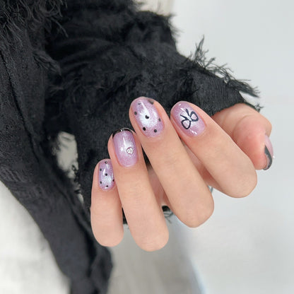 Adhiera 7pcs Juego de esmalte de gel de ojo de gato translúcido con palo magnético y cepillo, brillo holográfico gel gel pulido